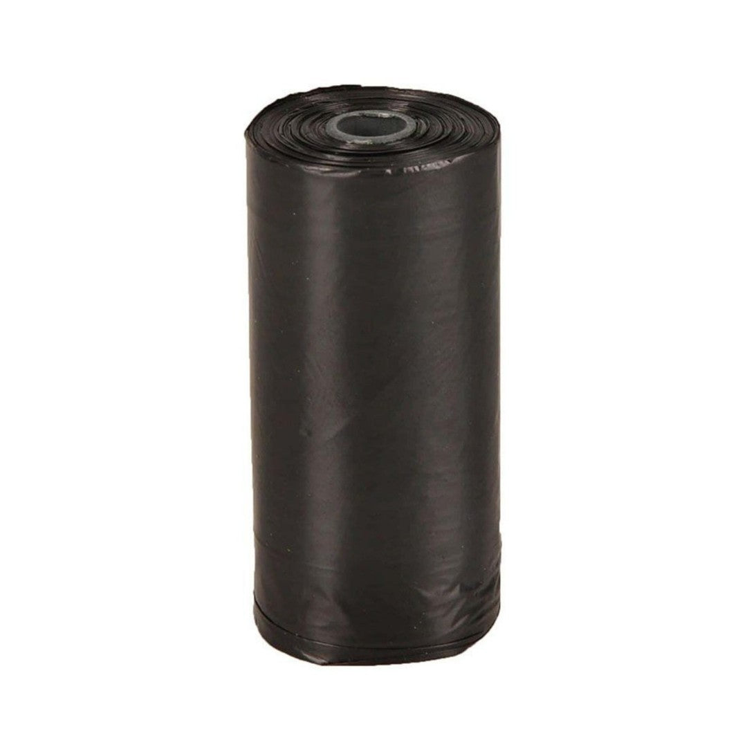 Flamingo Hygienic Dog Poo Bags Refill - Pack of 4 rolls containing 15 bags per refill, made from durable PE plastic material. Open Roll