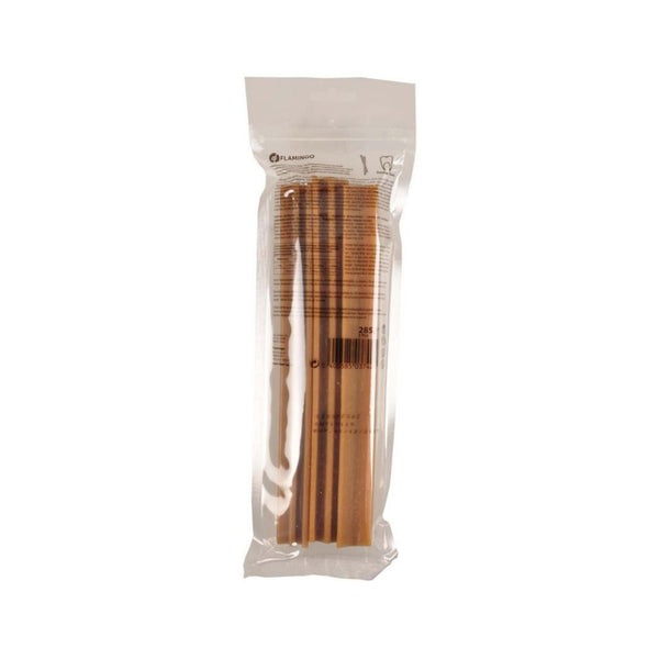Indulge your beloved pet with Flamingo Veggie Rod Dog Treats - a delightful vegetarian snack! These delectable treats are gluten-free and low-fat.