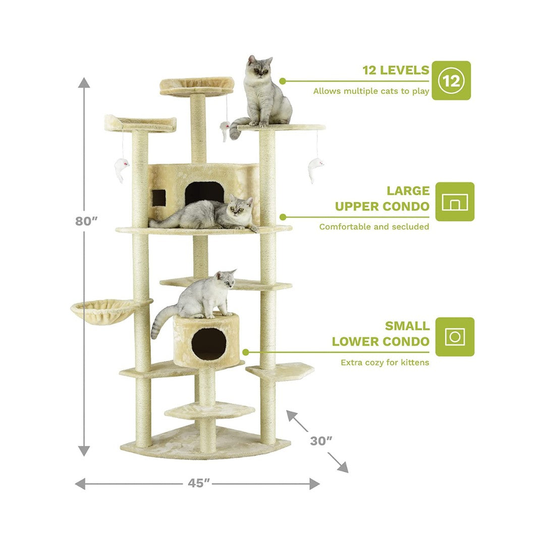 Go Pet Club Cat Tree Model – Petz.ae