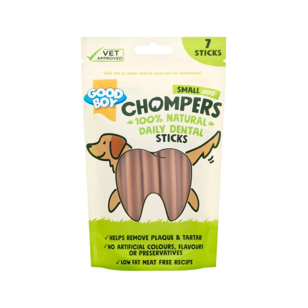 The Armitage Goodboy Chompers 100% Natural Daily Dental Stick for Dogs is specially designed to remove plaque and tartar from your furry friend's teeth - Small Dog.