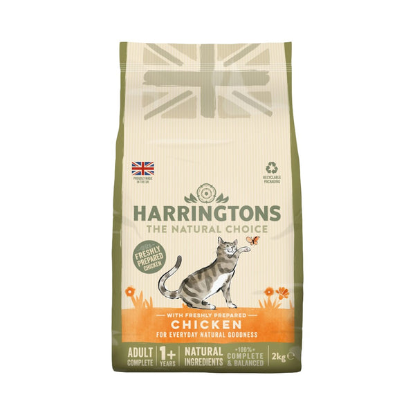 Harringtons Complete Chicken Adult Dry Cat Food - Front Bag