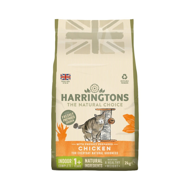 Harringtons Complete Chicken Indoor Dry Cat Food - Front Bag