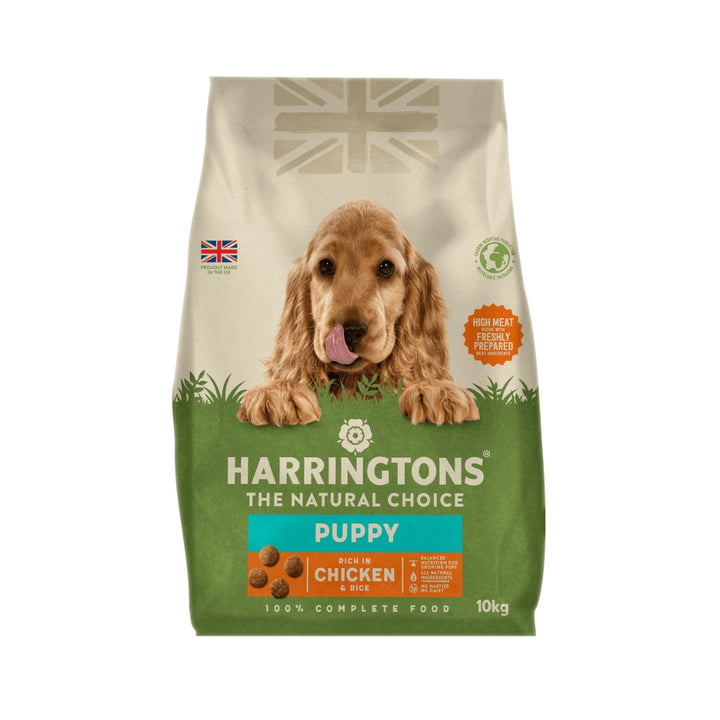 Harringtons Complete Chicken & Rice Puppy Dry Food is a specially crafted recipe packed with natural ingredients and perfectly balanced for a growing puppy.