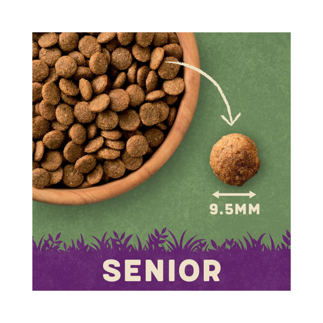 Harringtons Chicken and Rice Senior Dog Dry Food - Kibble Size.