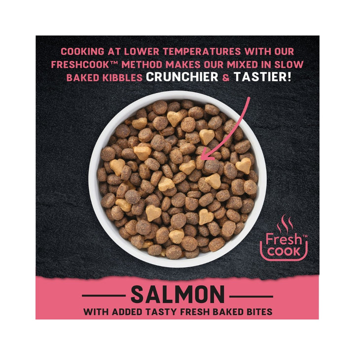 Harringtons Just 6 Salmon Grain-Free Dry Dog Food is formulated as a complete diet. It contains six ingredients chosen for taste, nutrition, and digestive support Kibble Size