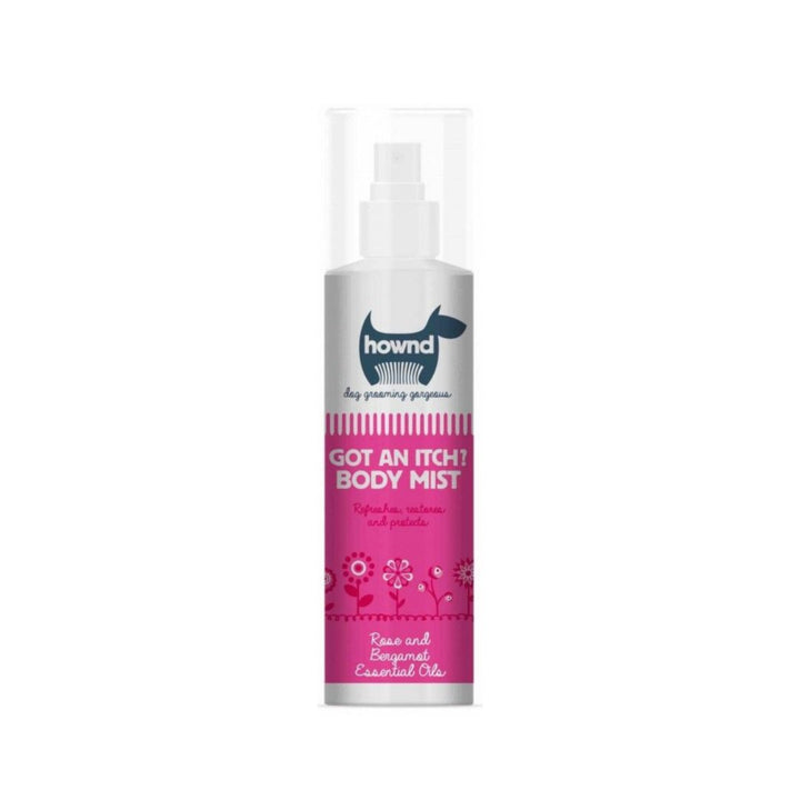 Hownd Got an Itch? Dog Body Mist - Soothing Mist for Itchy Skin and Glossy Coats - Front Bottle 