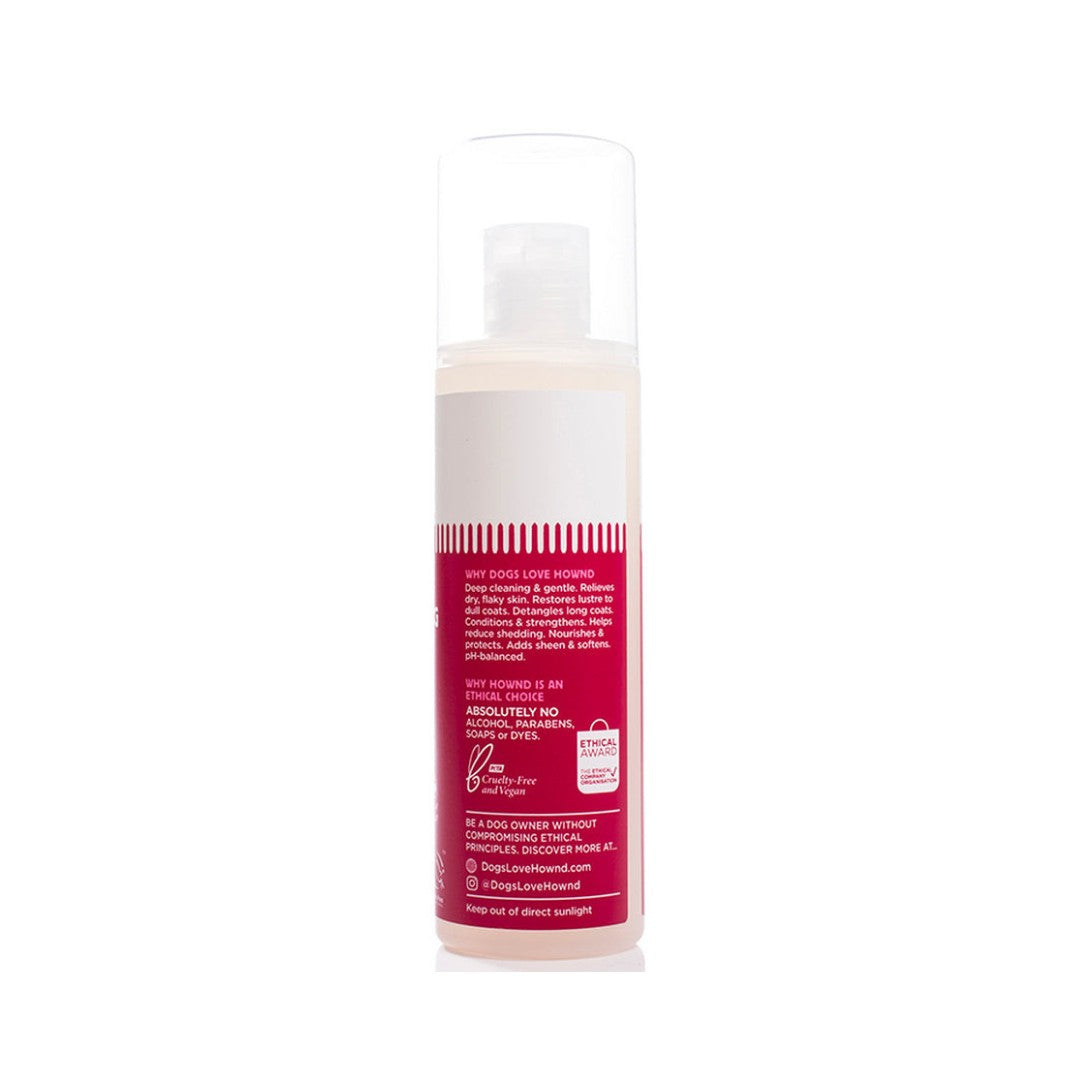 Hownd Got An Itch Dog Shampoo - Soothing Shampoo for Itchy Skin and Lustrous Coats - Back Bottle 