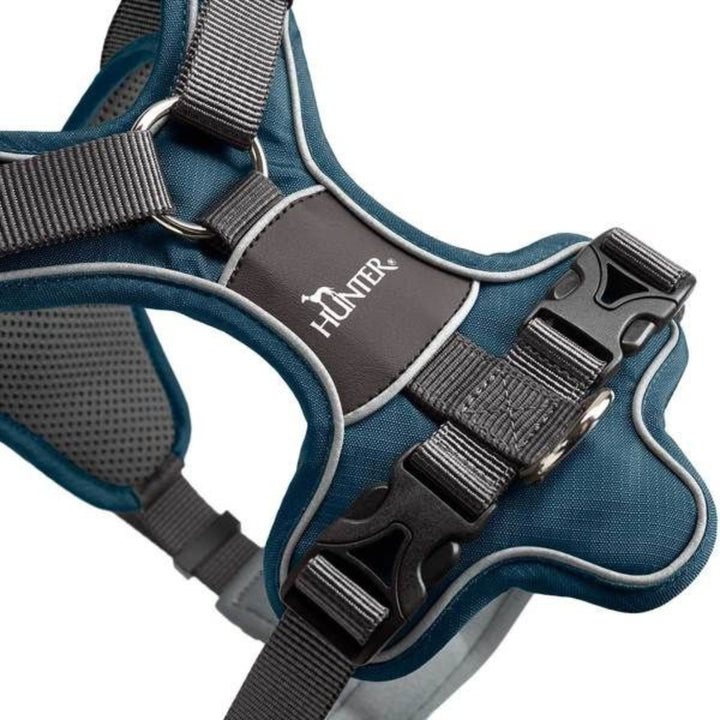 Hunter Divo Dog Harness - Dark Blue - Top