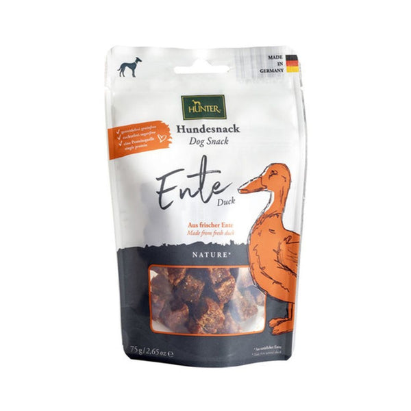Hunter Nature Duck Dog Snack - A savory and nutritious dog snack made with premium duck meat, perfect for rewarding your furry friend.