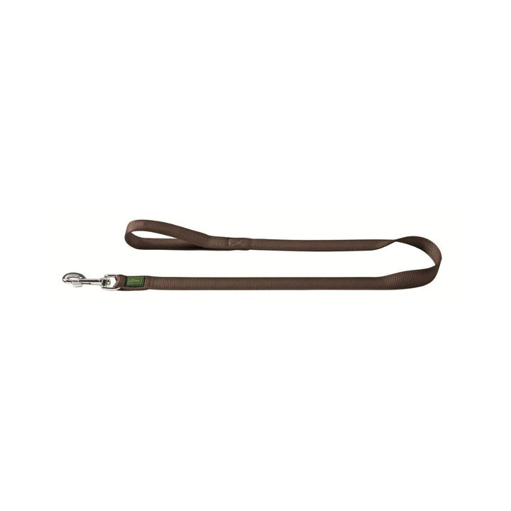 Hunter Nylon Training Dog Leash—This durable and versatile dog leash is made from high-quality nylon, perfect for practical training sessions. Brown Color