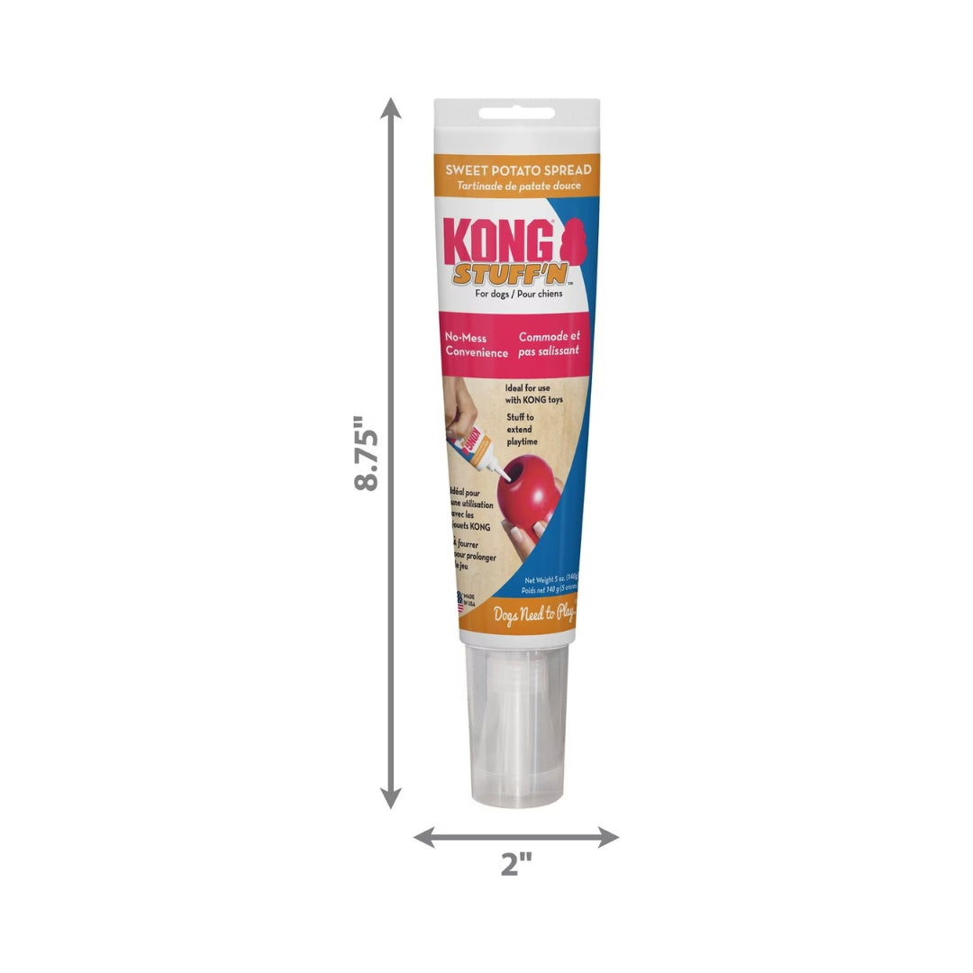 KONG Stuff'N Sweet Potato Spread Dog Treat - Back Tube
