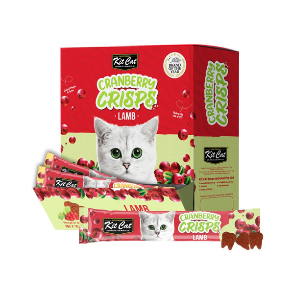 Kit Cat Cranberry Crisps Lamb Box with 50 Sachets.