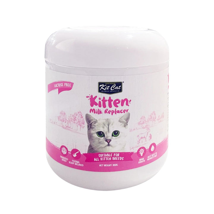 Kit Cat Kitten Milk Replacer 200g – Goat’s Milk Formula for Newborn to Adult Cats