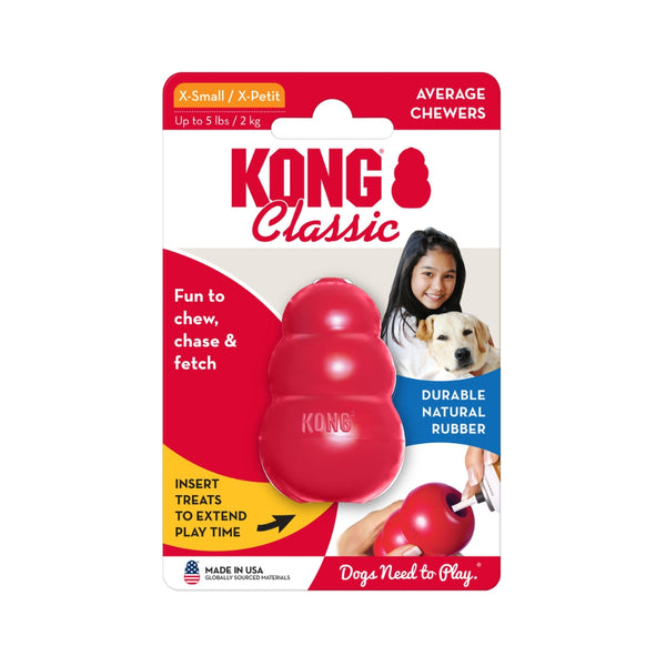 Kong Classic Dog Toy - Front Box