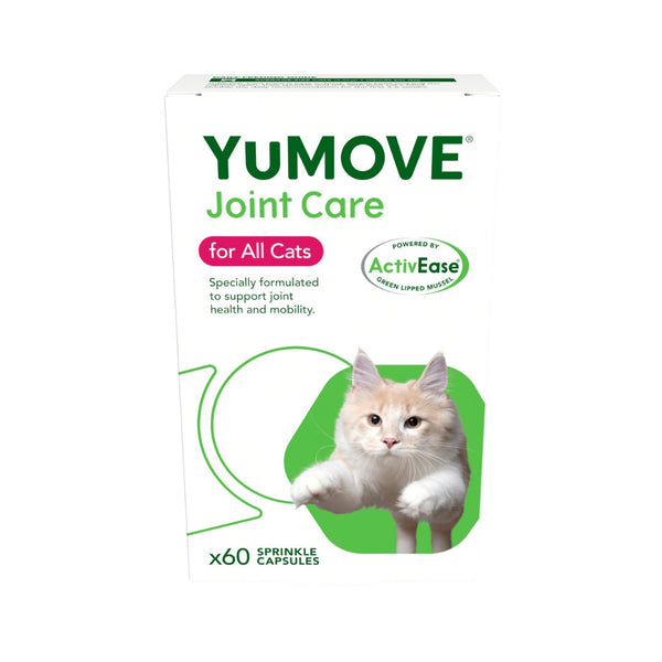 We are introducing YuMOVE Cat, the triple-action joint supplement designed for feline friends experiencing stiffness or the effects of aging. 