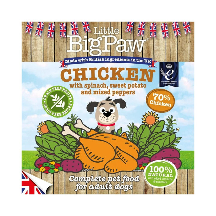 Little Big Paw Chicken With Spinach Dog Wet Food- front Try