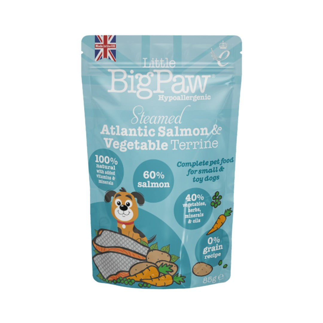 Little BigPaw Steamed Atlantic Salmon & Vegetables Dinner Wet Dog Food 150g