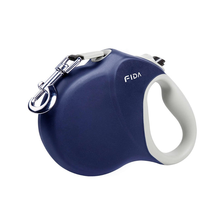 Fida Heavy Duty Retractable Dog Leash 26ft: Ultimate Freedom for Your Pup in Dubai - Blue