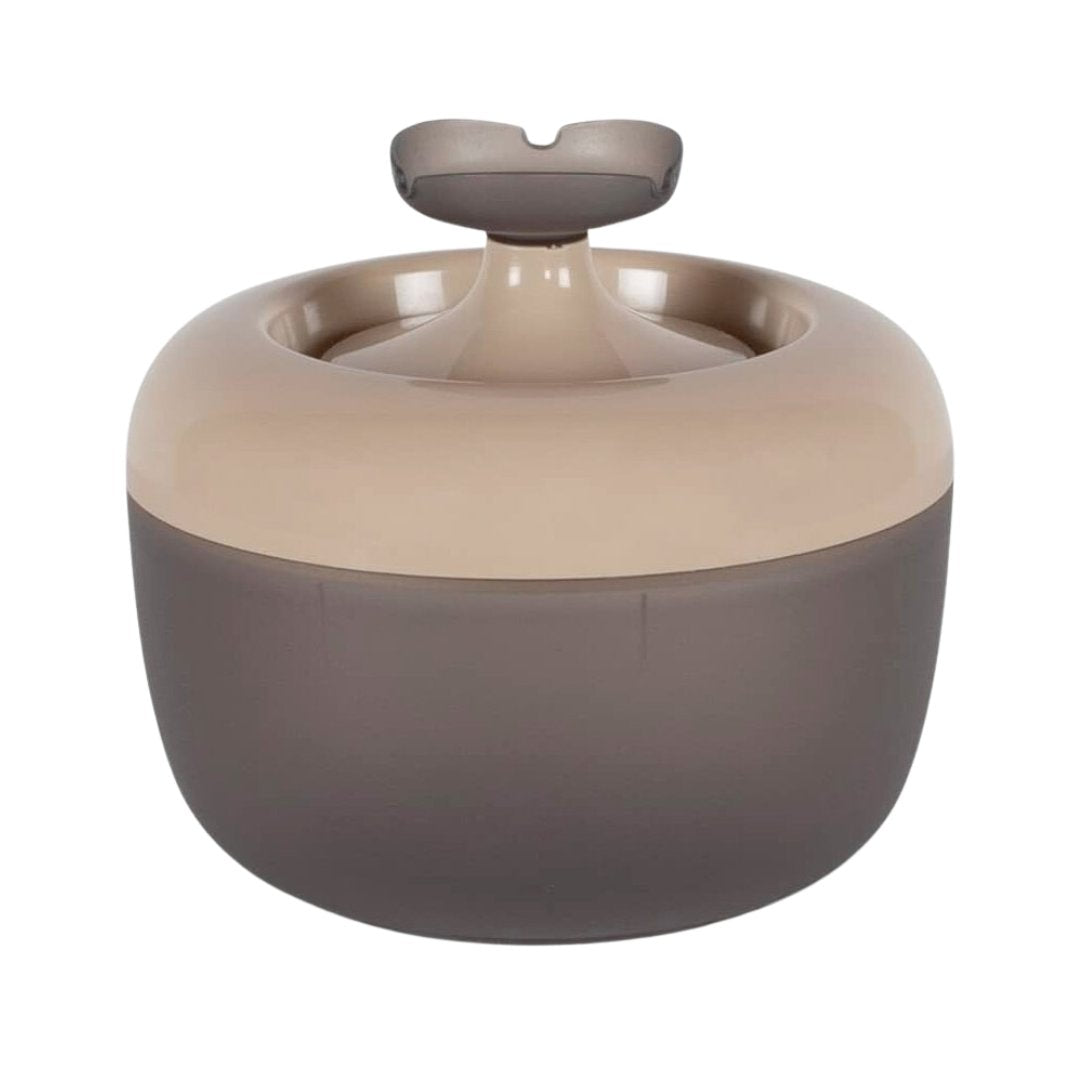 MP Bergamo Malaga Water Fountain for Cats encourages cats to drink more water to prevent urinary tract diseases and maintain kidney function - Tan Color.