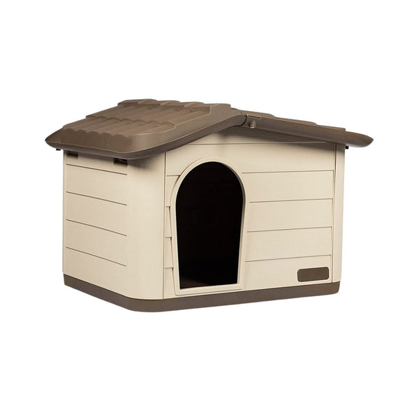 MP Bergamo Princess Dog House Outdoor kennel is the perfect shelter for your pet. Heat, cold and stormy weather will no longer be a problem.