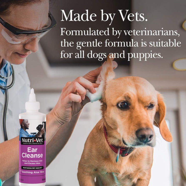 Nutri-Vet Ear Cleanse Dog Ear Cleaner - Vet Recommended 