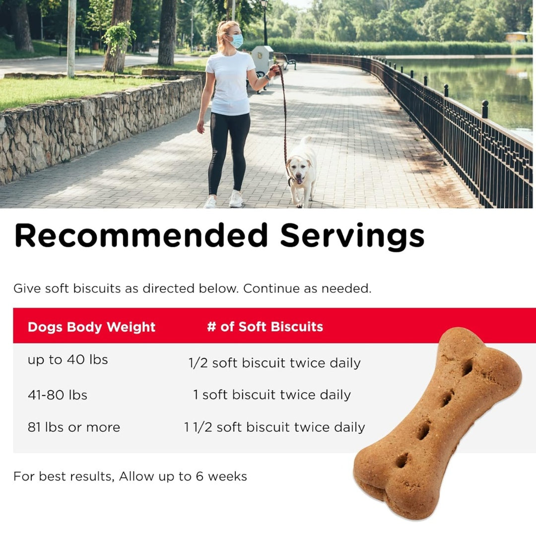 Nutri-Vet Hip & Joint 300mg Biscuits Dog Treats - Servings 