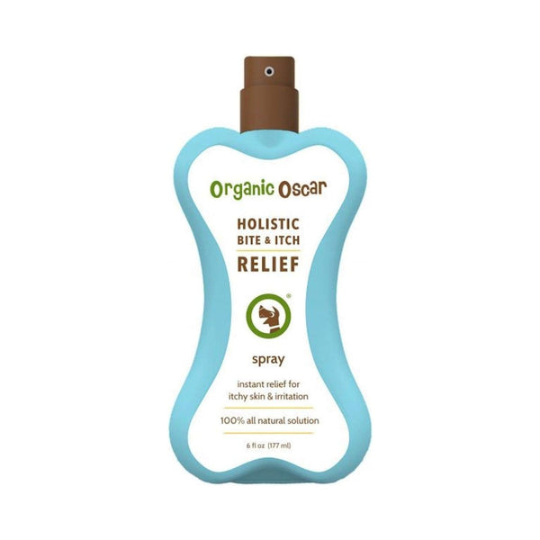 Organic Oscar Dog Itch Relief Spray - Front Bottle 