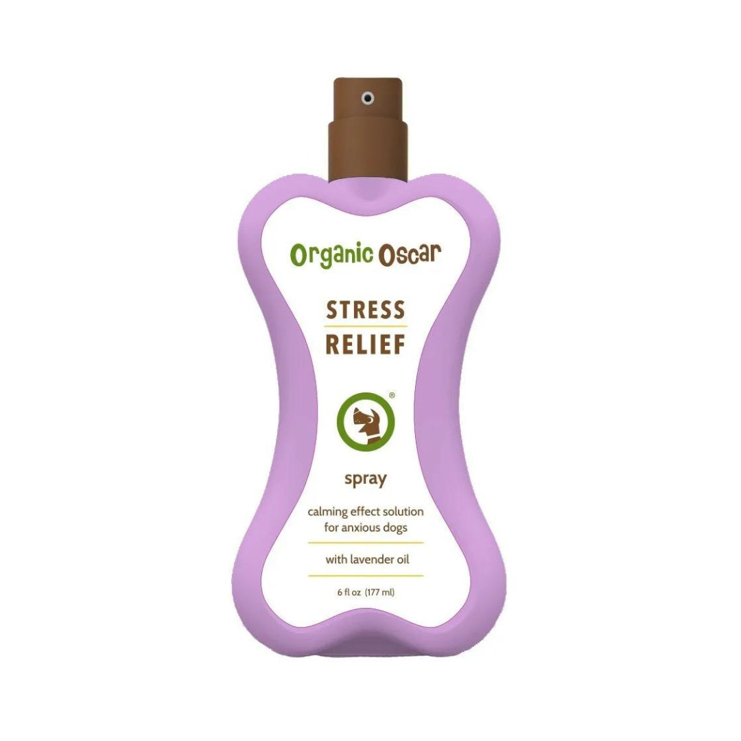 Organic Oscar Stress Relief Coat Spray for Dogs 6oz bottle