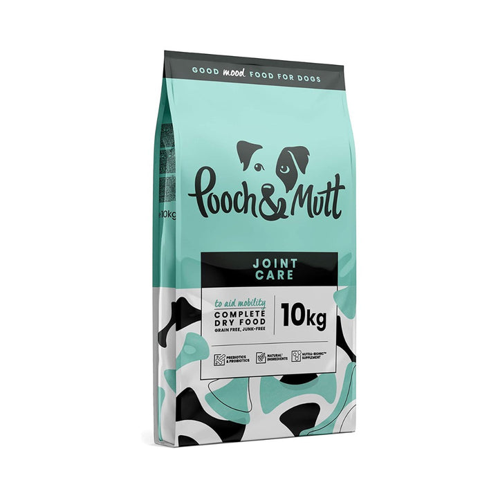 Pooch and Mutt Move Easy provides an all-in-one everyday solution for your dog's needs. This grain-free kibble aids your dog's mobility 10kg.