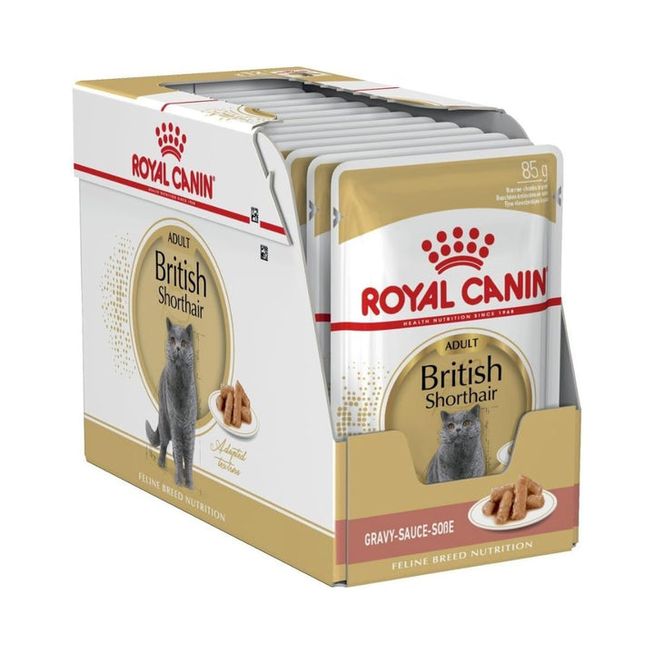 Royal Canin British Shorthair Adult Gravy Cat Wet food - full Box