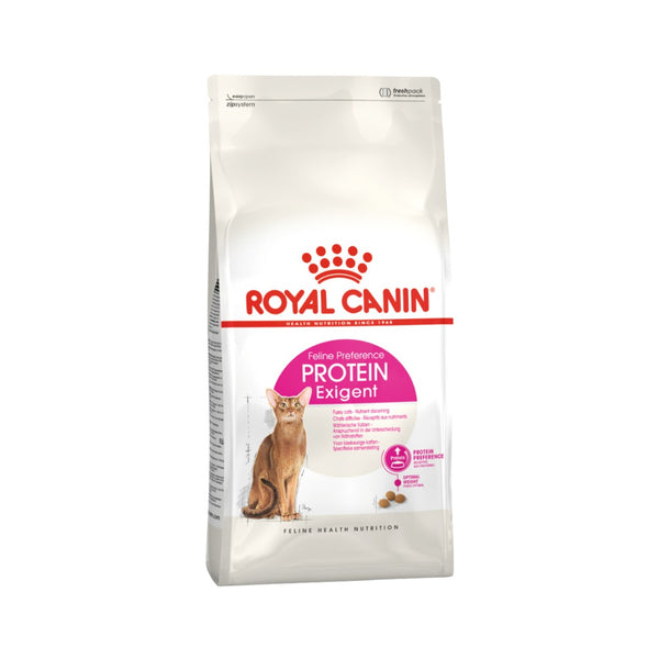 Royal Canin Exigent Protein Cat Dry Food - 2kg front pack.