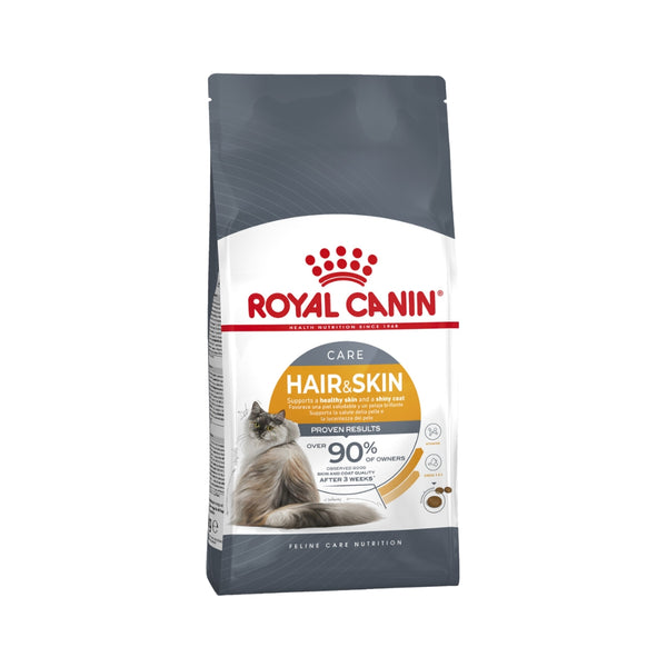 Royal Canin Hair & Skin Dry Cat Food - Front Bag