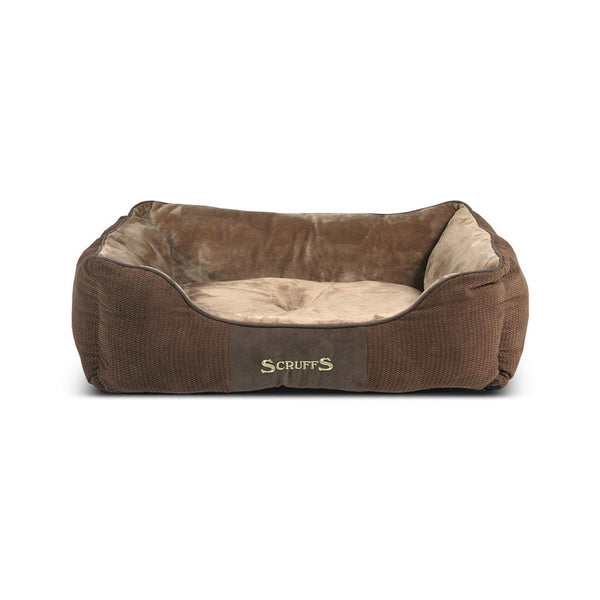 Indulge your pet in the lap of luxury with the Scruffs® Chester Box Dog Bed. Carefully crafted from rich chenille fabric, this bed collection exudes luxury and comfort. Brown
