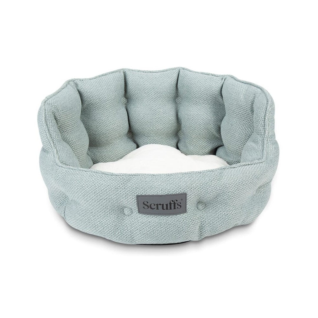 Indulge your discerning feline or small canine companions in the luxury of the Scruffs Seattle Cat Bed. Green
