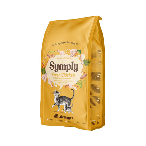 Symply Chicken Dry Cat Food - Front Bag