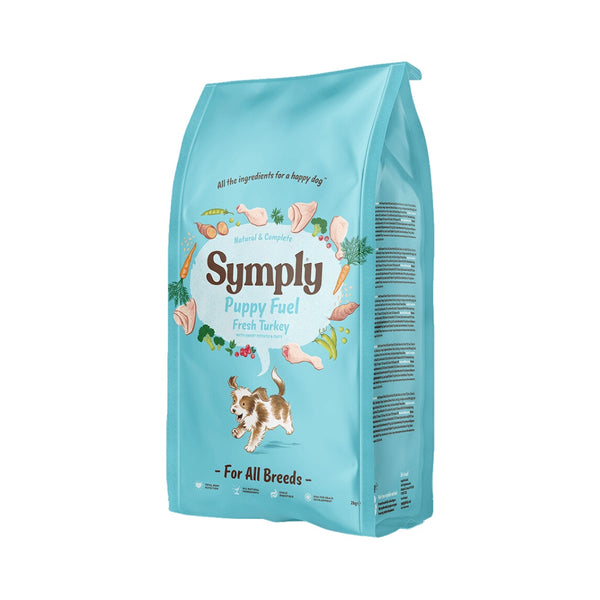 Symply Fuel Fresh Turkey Puppy Dry Food- Front Bag