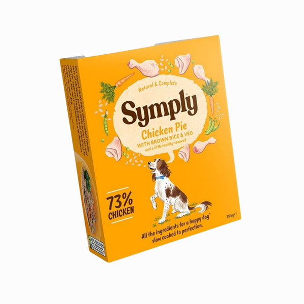 Nourish your dog with Symply Wet Dog Food. Delicious chicken, brown rice & veg blend. Gluten-free for sensitive stomachs. Order now for canine delight!