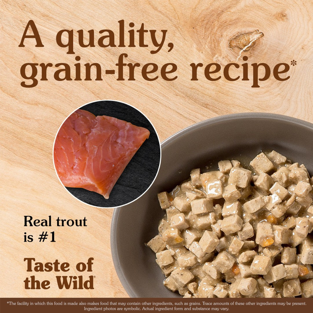 Taste of the Wild Canyon River Trout & Salmon in Gravy Cat Wet Food – 85g - product image 2