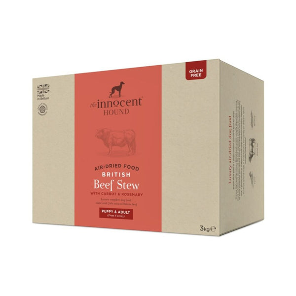 The Innocent Hound Air-Dried British Beef Stew with Carrot & Rosemary Puppy & Adult Dry Dog Food