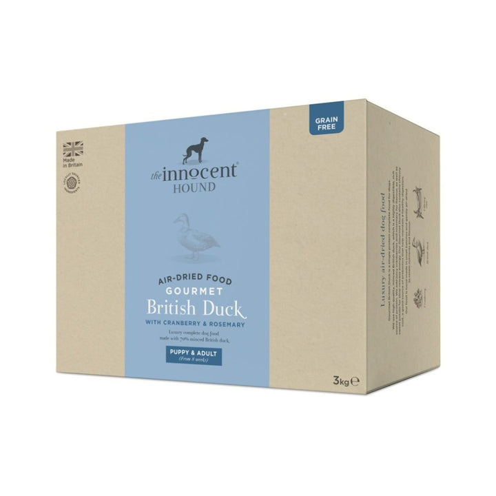 The Innocent Hound Air-Dried Gourmet British Duck with Cranberry & Rosemary Puppy & Adult Dry Dog Food