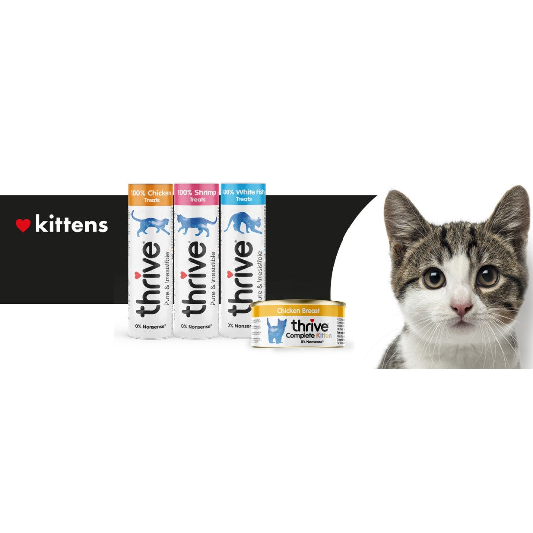 Thrive Complete Kitten Chicken Breast Cat Wet Food - Premium, natural chicken breast kitten food for healthy growth. - AD
