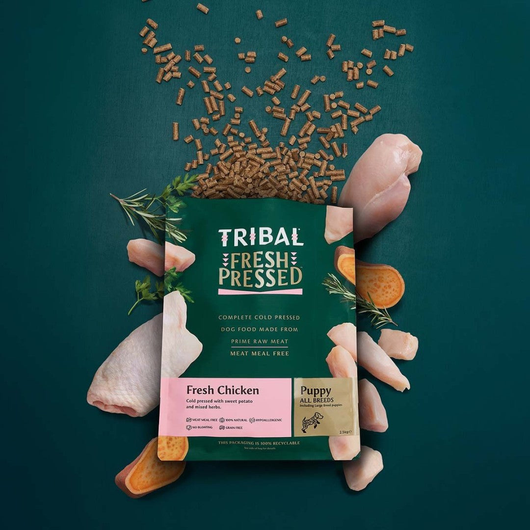 Tribal Fresh Pressed Complete Fresh Chicken Puppy Dry Dog Food - Ingredients 
