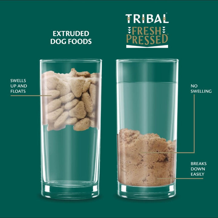 Tribal Fresh Pressed Complete Fresh Duck Adult Small Breed Dry Dog Food – 1.5kg bag.