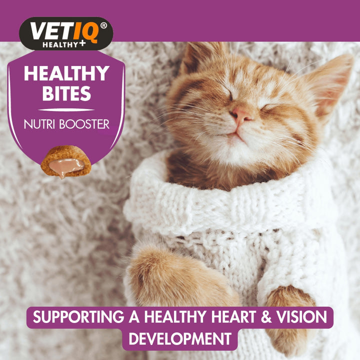 VetIQ Healthy Bites Nutri Booster Kittens and Cats Treats - Delicious and Nutritious Cat Treats - Benefits 2