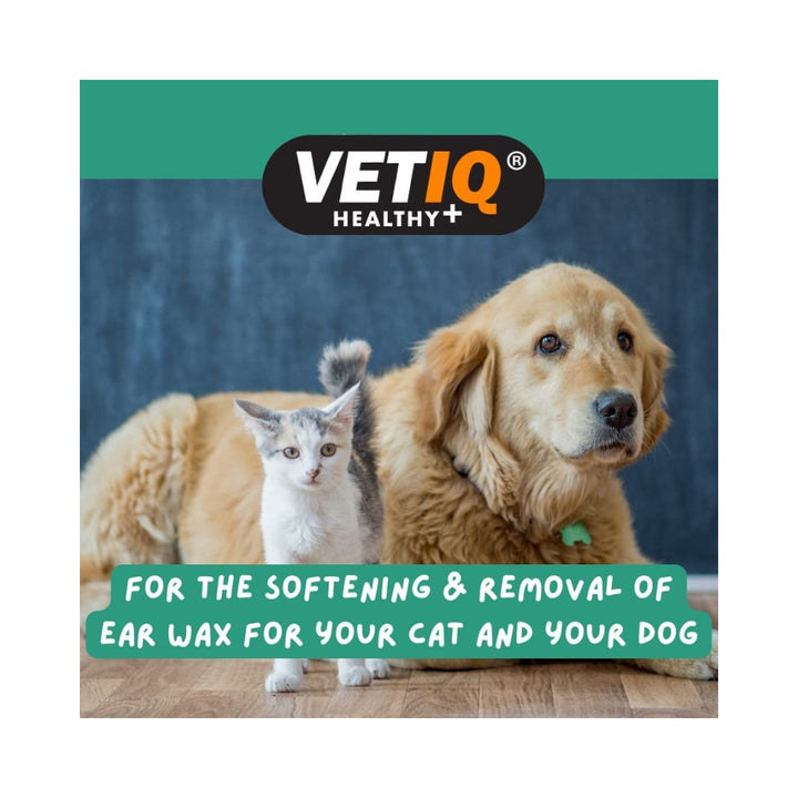 VetIQ® Ear Cleaner is your go-to solution for maintaining optimal ear hygiene in cats and dogs. Crafted with care, this gentle and alcohol-free ear cleaner.