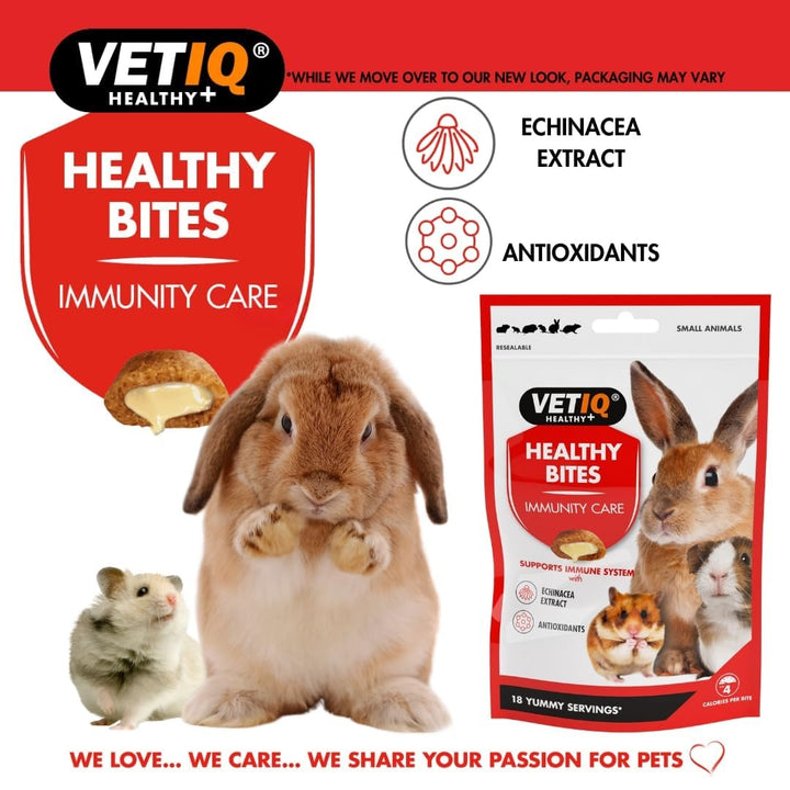 VetIQ Healthy Bites Immunity Care Treats for Small Animals - Benefits