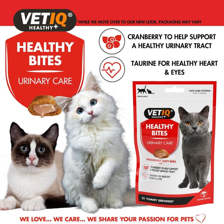 VetIQ Healthy Bites Urinary Care Treats for Cats and Kittens - Benefits