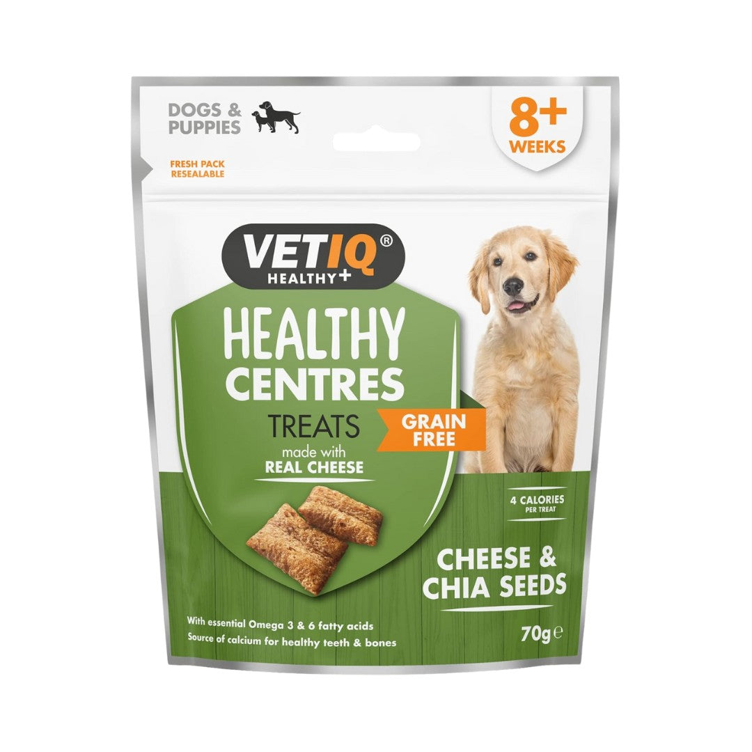 Buy VetIQ Healthy Centres Cheese Chia Seeds Dog Treats | Petz.ae