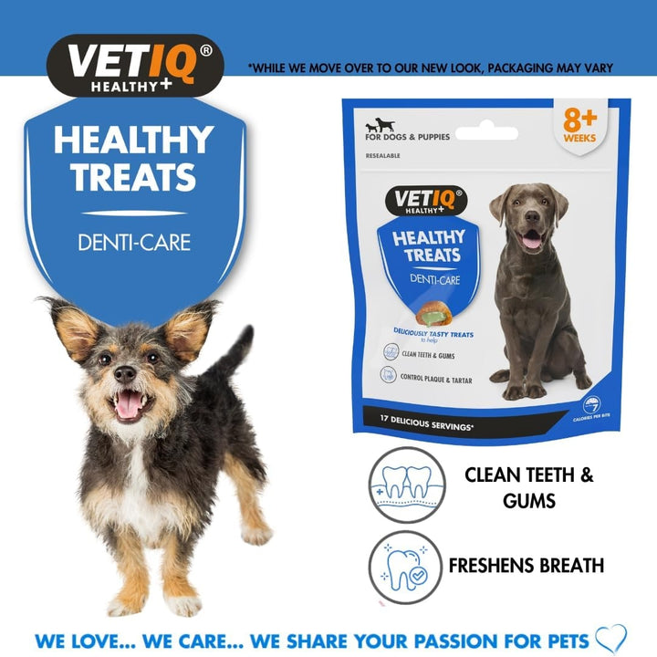  VetIQ Healthy Dental Dog and Puppy Treats - Delicious Dental Care for Dogs - Benefits 
