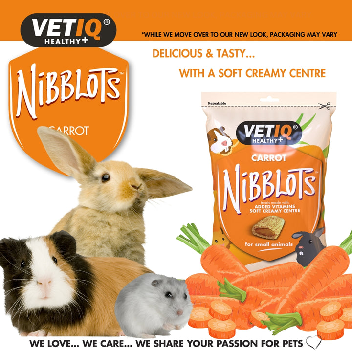 VetIQ Nibblots Carrot Small Animals Treats - Benefits 